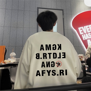 特P25控48 秋冬新款男士圆领卫衣宽松休闲日常百搭上衣WQ2437图片