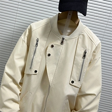 2025秋季新款港风日系牛津复合立领棒球服夹克男潮insJK1295-P58，男装夹克，星座313A(原308A-2)