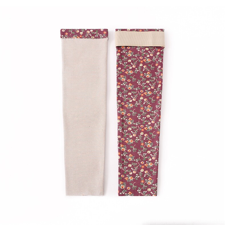 2025百搭时尚彩色印花绑带护腿，袜子，天盛羊绒