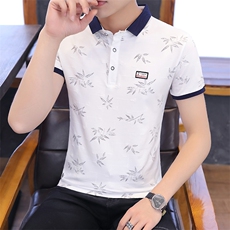 6819-P30夏季男士短袖t恤翻领polo衫潮流韩版半袖体恤潮牌，男装T恤，电商D310B