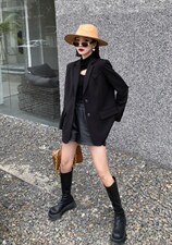 【现货】春装新款韩版休闲纯色西装，女装西装，名怡