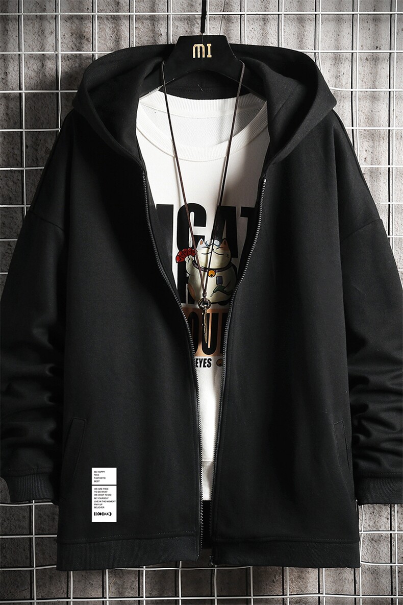 KS21045-P38连帽开衫卫衣男运动外套大码班服网格挂拍,男装卫衣,电商A040A