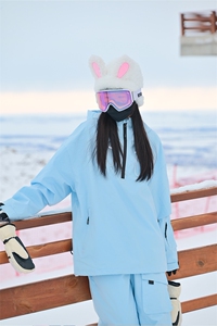 春季多巴胺穿搭防水防风滑雪裤套装男女同款保暖外套TZ033-P220图片