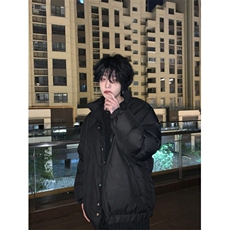 网络图现货！不规则立领棉服外套高级设计感小众棉服RY112-P110，男装棉衣，星座1005-6