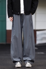 春季新款现货男女同款直筒休闲裤DSA157B-K2618-P50，男装休闲裤，电商A157B