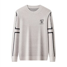 BF2601钱塘2020-2中青年男士时尚休闲帅气春秋季针织衫毛衣P85，男装针织衫/毛衣，钱塘207-2