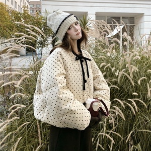 【新款】韩系碎花灯芯绒90绒羽绒服2D145-Y8881-P265-控388图片