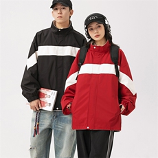 2024春季新款现货户外双面穿立领夹克男冲锋衣外套JK901-P75，男装夹克，星座1204-3