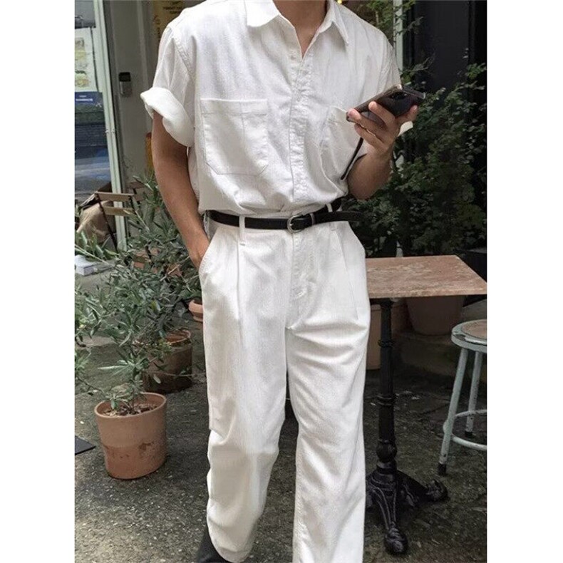 夏季日系白色短袖衬衫女男情侣夏装文艺简约休闲衬衣服C49,男装衬衫,星座1116A（原606A-3）