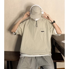 POLO衫男标准时尚ins202３夏季文艺潮流潮青春流行五分袖HT103P32，男装Polo衫，星座1116-2