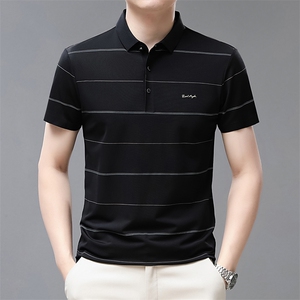 短袖男POLO衫宽松休闲夏季宽松运动服百搭半袖男士上衣QP1616-P63图片