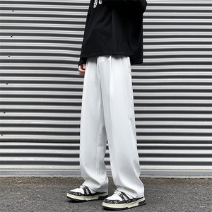 8XL-M 特大码休闲百搭垂坠感西裤直筒宽松长裤西装裤男K926P55图片