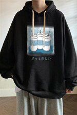 纯棉连帽卫衣男大码运动帽衫宽松薄WY2148-P35加绒款-P40，男装卫衣，电商A040