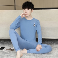 保暖内衣男士秋衣秋裤薄款莱卡棉抗菌棉毛衫套装310B-3TZ1601-P49，男装棉衣，星座310B-3
