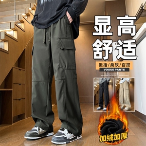 工装裤宽松休闲长裤子男士冲锋裤多口袋工作裤Z9810-P50/加绒P55图片