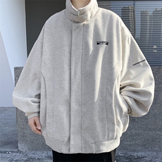 春季新款立领开衫夹克男港风ins潮牌宽松百搭休闲外套W8094-P52，男装夹克，星座512-4