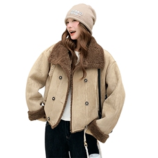 【新款现货】韩系皮毛一体192-667P209K288，女装皮草，浙宝192（原082）