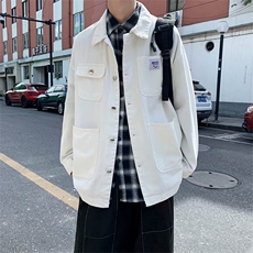 宽松牛仔夹克时尚新款青春潮流流行港风工装外套男insX300/P60，男装夹克，星座506