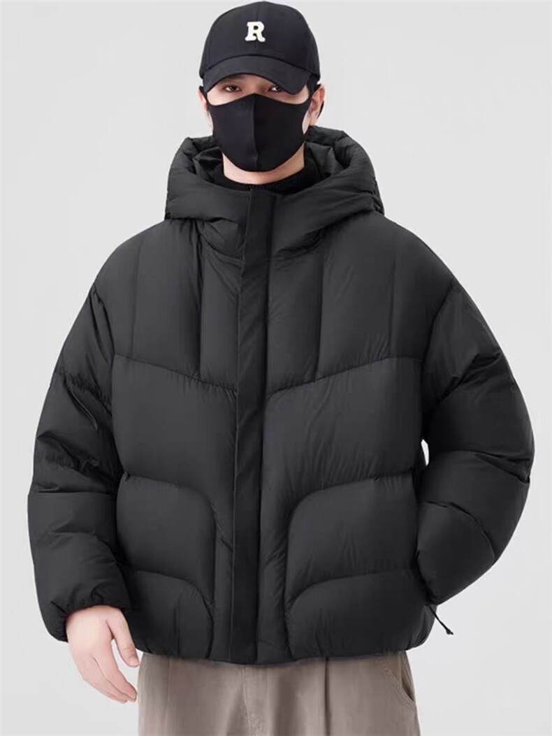 (网图)90白鸭绒207-240克龟背羽绒服百搭宽松313B-2722-P330,男装羽绒服,星座313B