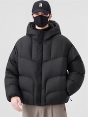 (网图)90白鸭绒207-240克龟背羽绒服百搭宽松313B-2722-P330，男装羽绒服，星座313B