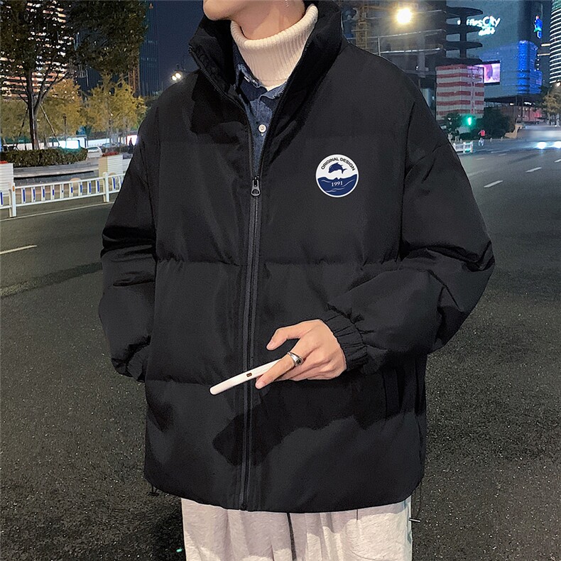 秋冬新款韩版加厚保暖立领宽松棉服外套男MY2051P95控118,男装棉衣,电商A268A