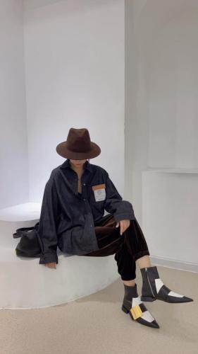 秋季新款韩版宽松长袖牛仔外套，其它，邱小姐