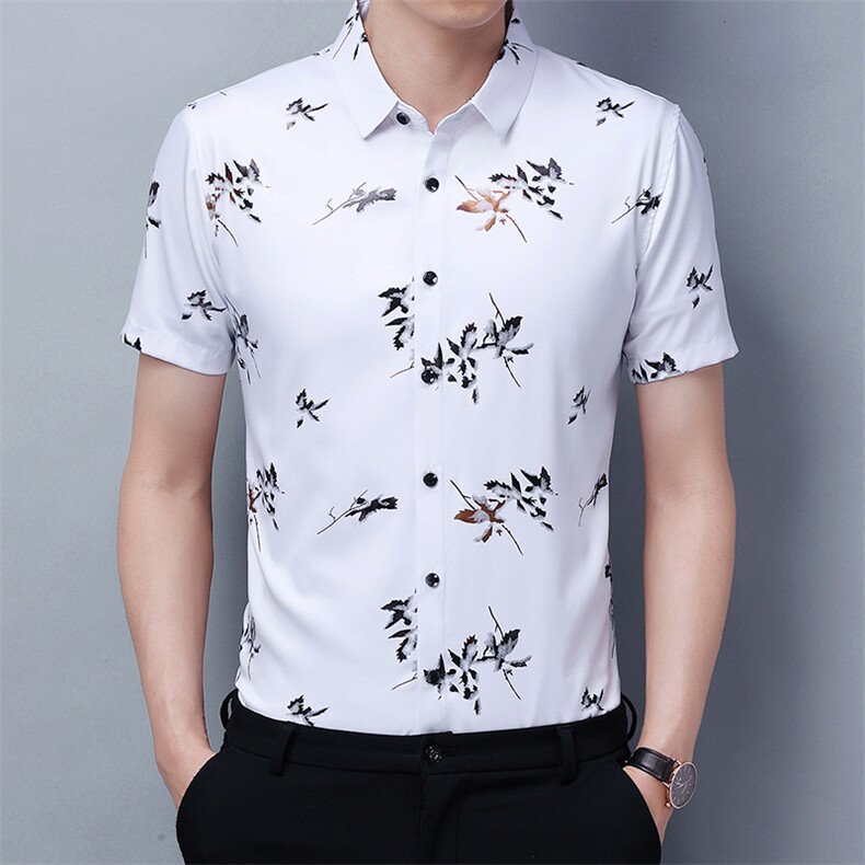 2023夏季新款短袖衬衫中年男士休闲格子百搭舒适打底上衣男装衬衣，男装衬衫，电商B212（原钱塘6029）