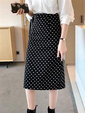 简约百搭韩系格子半裙，女装半身裙，昕叶良品