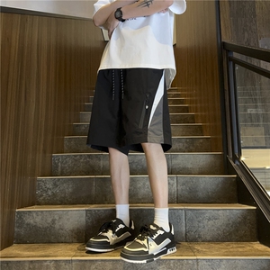 815A-XKZ333-p35特控49 拼接设计款冲锋裤短裤运动裤子中裤 中性图片
