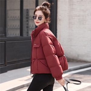 现货时尚短款羽绒服女2025冬季新款加厚立领保暖90白鸭绒外套图片
