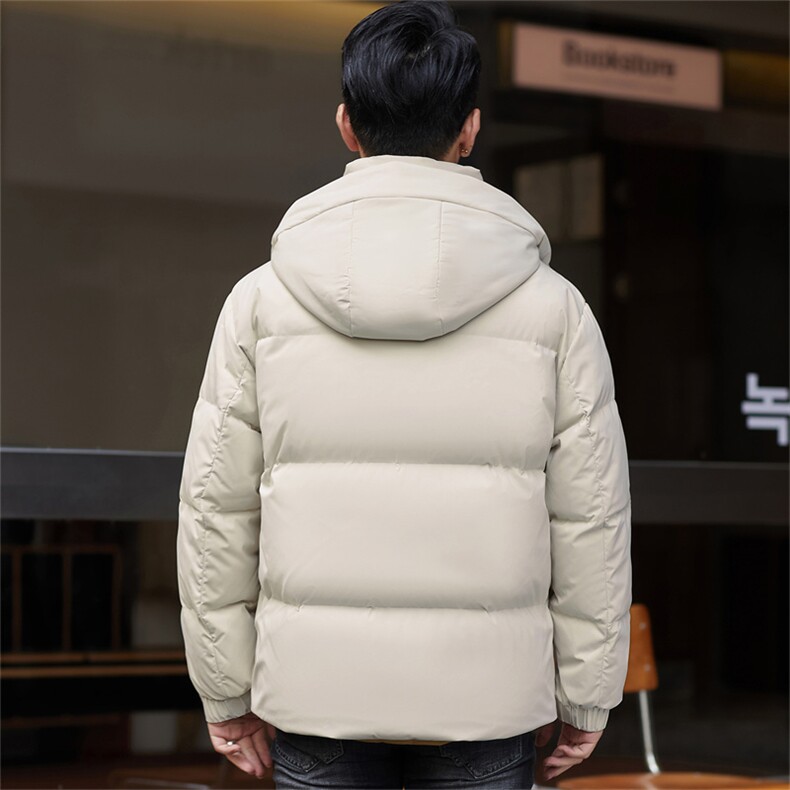 ZMS-M2555新款冬季男士灰鸭绒羽绒服可脱卸帽保暖外套修身大衣,男装羽绒服,电商B360