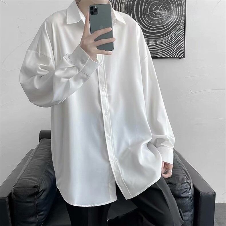 高级感衬衫男长袖学院风衬衣很仙的设计感帅气情侣装CS2612-p30,男装衬衫,星座1008