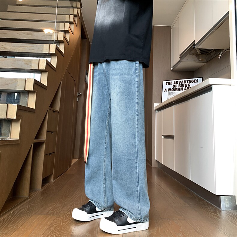 公寓风A129-NZ8304P35特价秋牛仔裤【抖音客户可持续提供视频】,男装牛仔裤,电商A129
