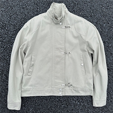 JK727-尺码M-3XL-P90-现货！解构拼接飞机扣夹克复古做旧短款外套，男装夹克，星座1811B