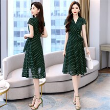 2022夏季新款时尚气质连衣裙，女装连衣裙，金典明美