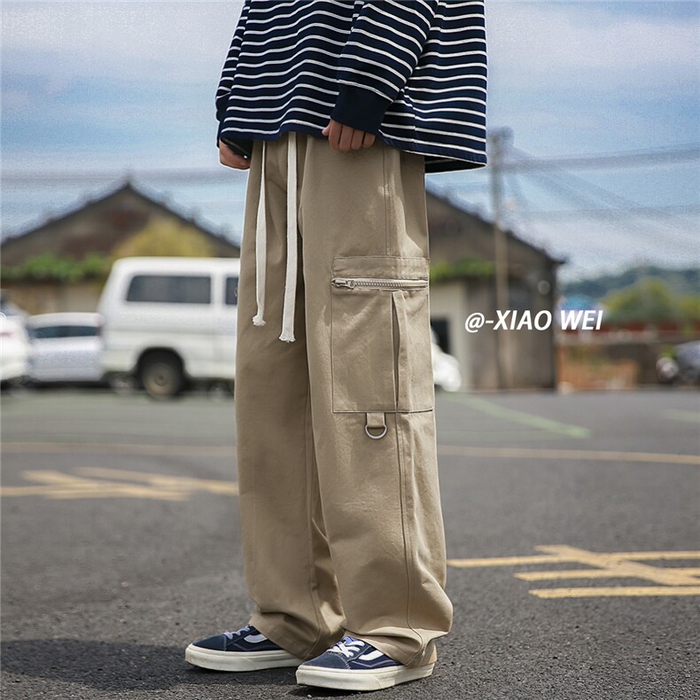 日系工装裤男宽松休闲裤citiboy长裤D329-QM522-P55控68图片