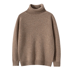 2025年秋季新款百搭七针高翻双股加厚保暖羊毛衫，童装儿童羊毛衫，宏杨羊绒