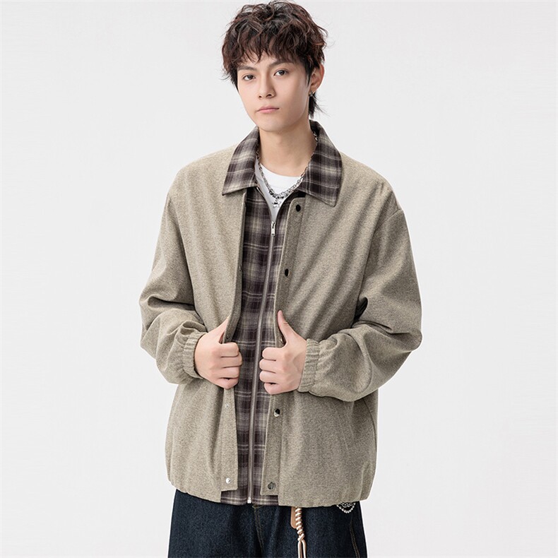 美式大码休闲夹克外套8561-P75控159大码元,男装夹克,星座209