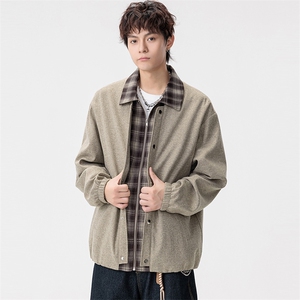 美式大码休闲夹克外套 8561-P75控159大码元图片
