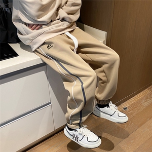 秋冬宽松束脚休闲加厚长裤Q341-P55限78  成份：聚酯纤维图片