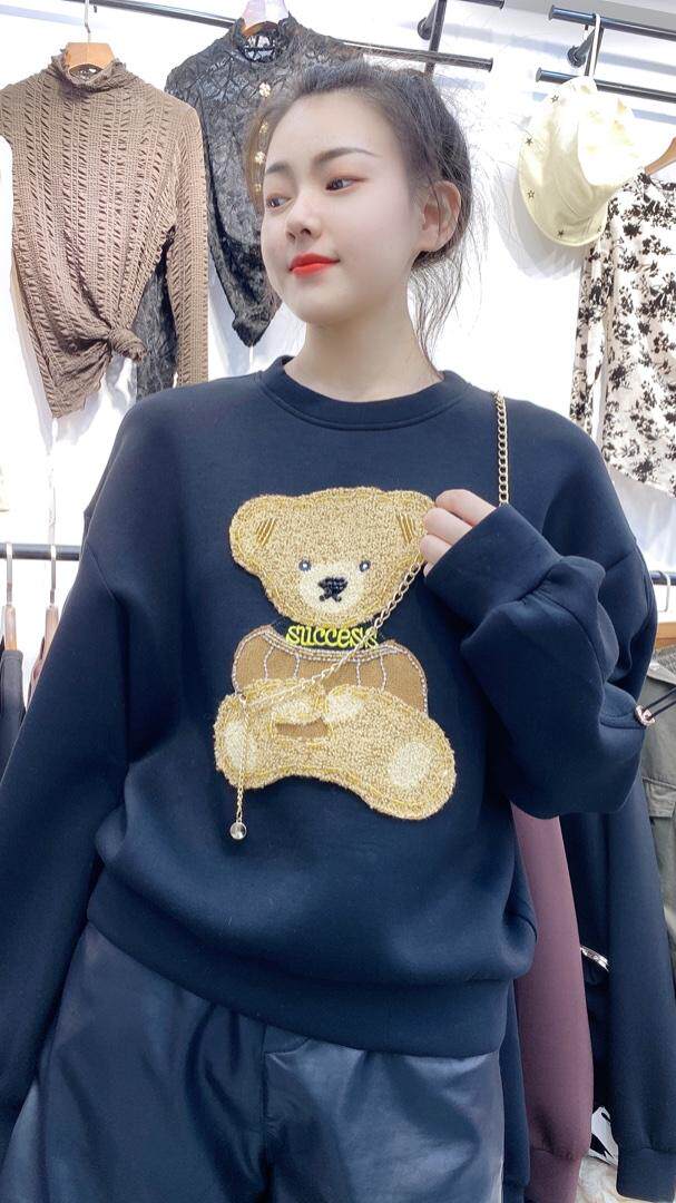 新款空气小熊卫衣，女装卫衣/绒衫，帝瀛 DY