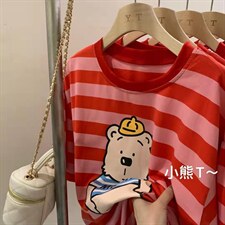 条纹短袖体恤钱，其它，玉米青豆