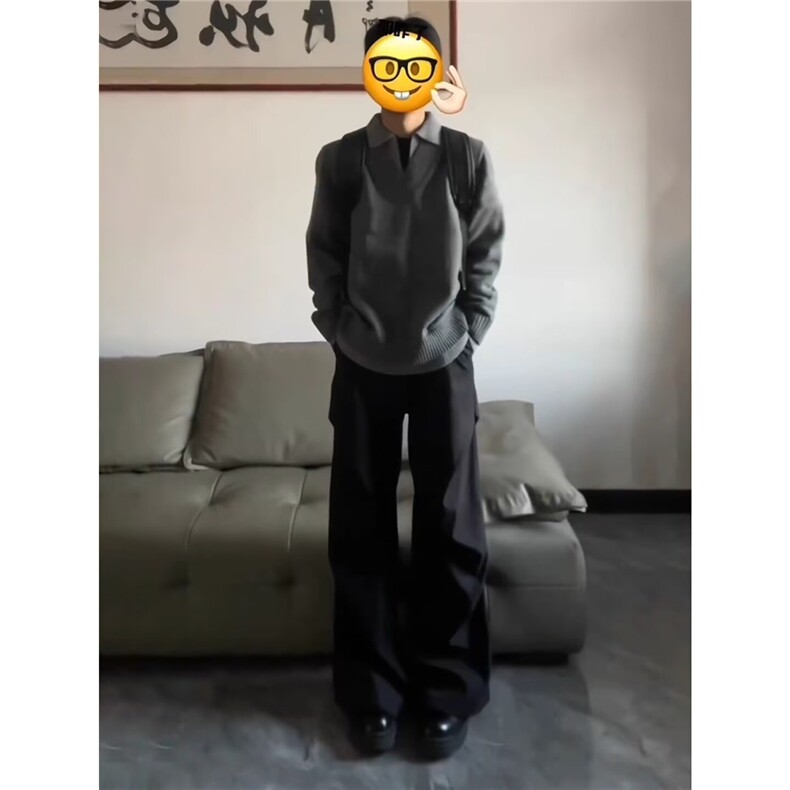 1506/QXK030/P49韩男装痞帅设计师拼接翻领轻熟短款毛呢夹克,男装夹克,星座1506