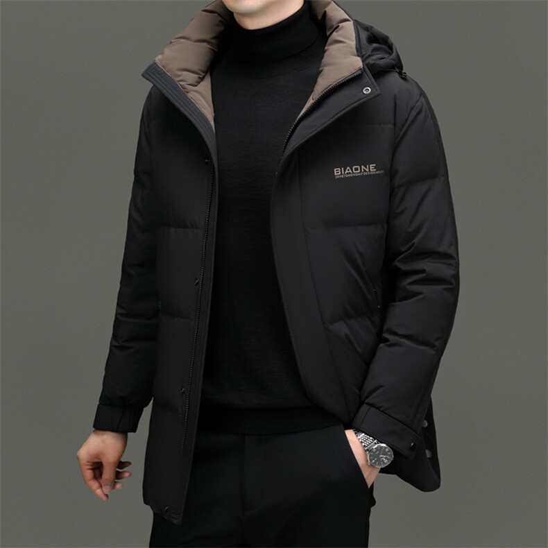 DF806钱塘2020-2时尚休闲冬季厚款连帽中年男士羽绒服P275,男装羽绒服,钱塘207-2