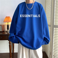 ！22秋港风ess英文华夫格圆领卫衣HW9006-p30（抖音不可售），男装卫衣，星座508（原C305）