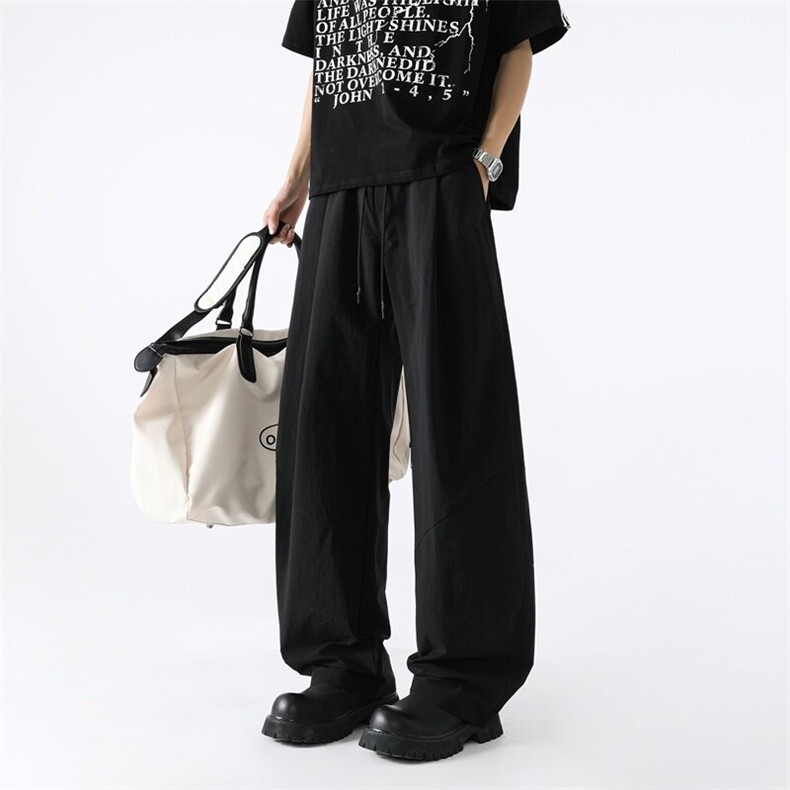 ！冰丝裤夏季男士直筒裤弯刀裤休闲裤长裤XZ617B--K58-特批35，男装休闲裤，星座617B