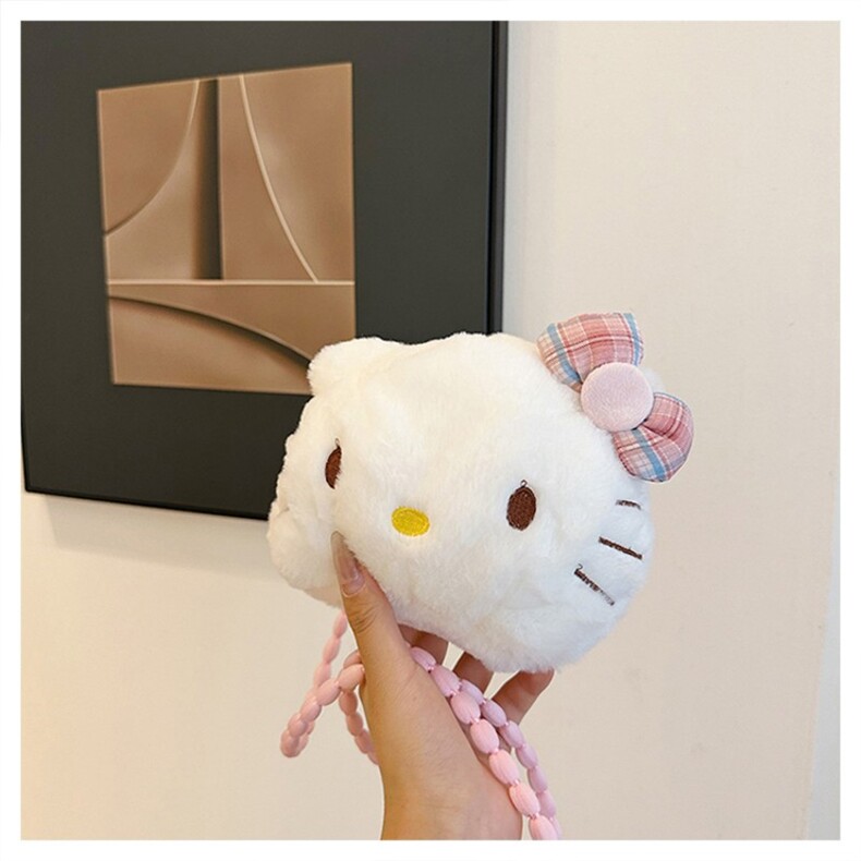 凯特猫挎包，嘉川毛绒包网供
