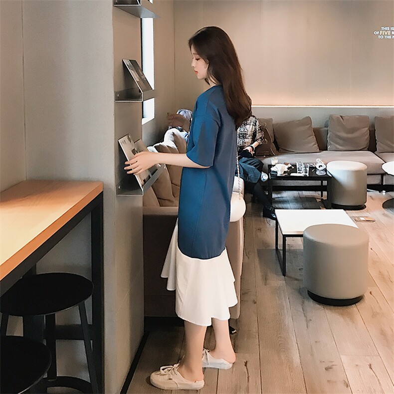 大货8511B-L282119夏季新款中长款连衣裙,女装连衣裙,惟卡贝娜