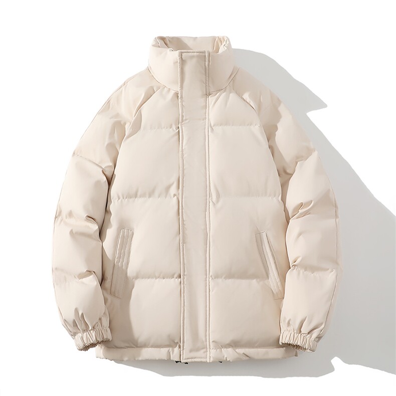 冬季立领棉衣加厚纯色休闲棉服棉袄潮流情侣款式A266-MF365-P70图片