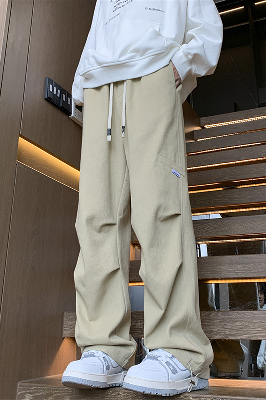 秋季新款工装打褶水洗休闲裤XZ604-KG92-P50控78,男装工装外套,星座604